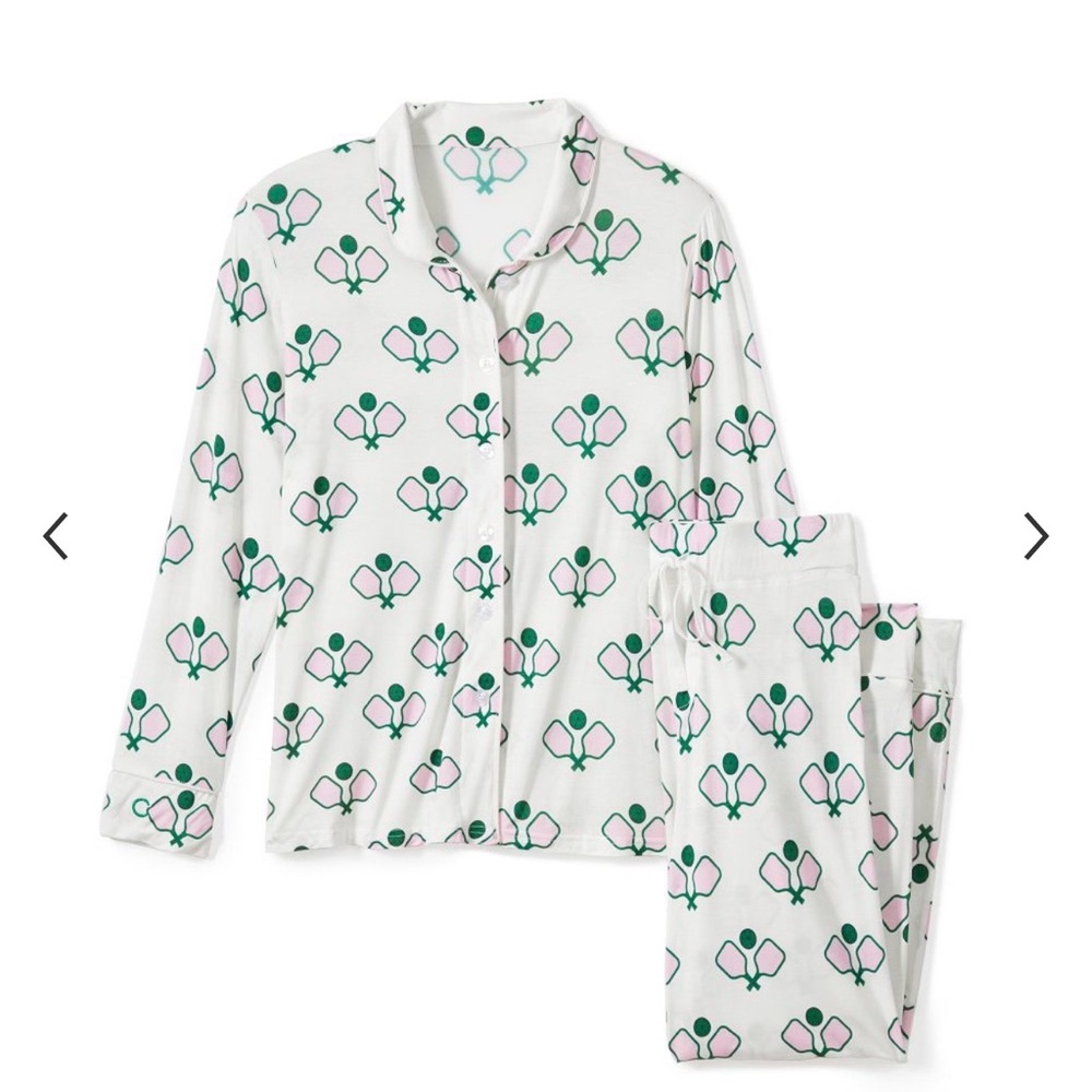 NEW Mark and Graham Women’s PJ’s Pickleball Pajamas Medium Pink & Green NWT gift